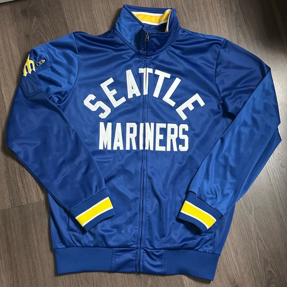 Seattle Mariners Satin Jacket - Picture 1 of 7